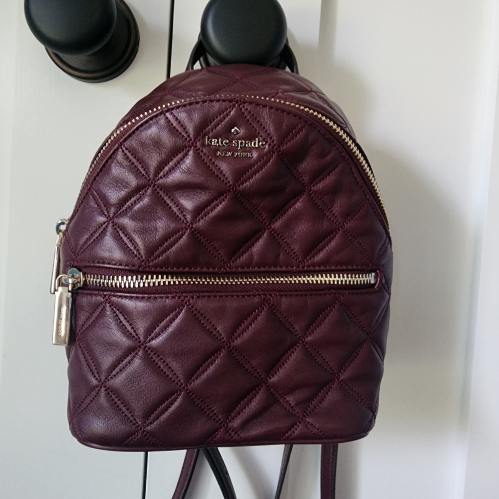 Kate Spade NWOT Burgundy Mini Backpack